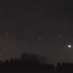Moon Venus Jupiter Pleiades Orion nr1